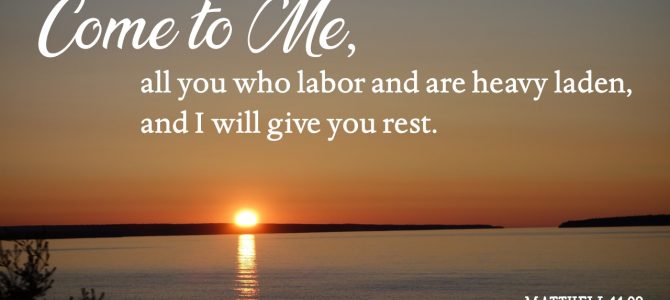 Rest for the Weary Rest for the Weary